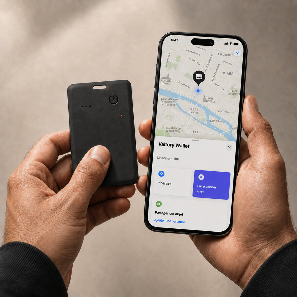 Carte Tracker compatible Apple Find My