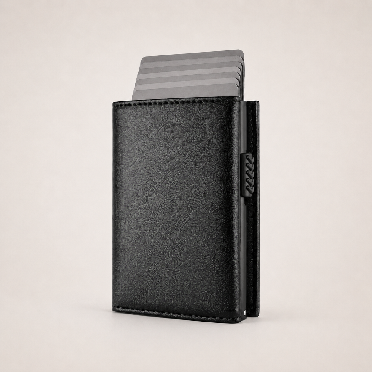 Portefeuille pop-up compact Valtory noir