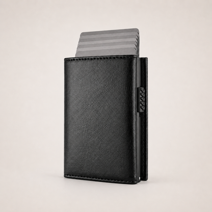 Portefeuille pop-up compact Valtory noir