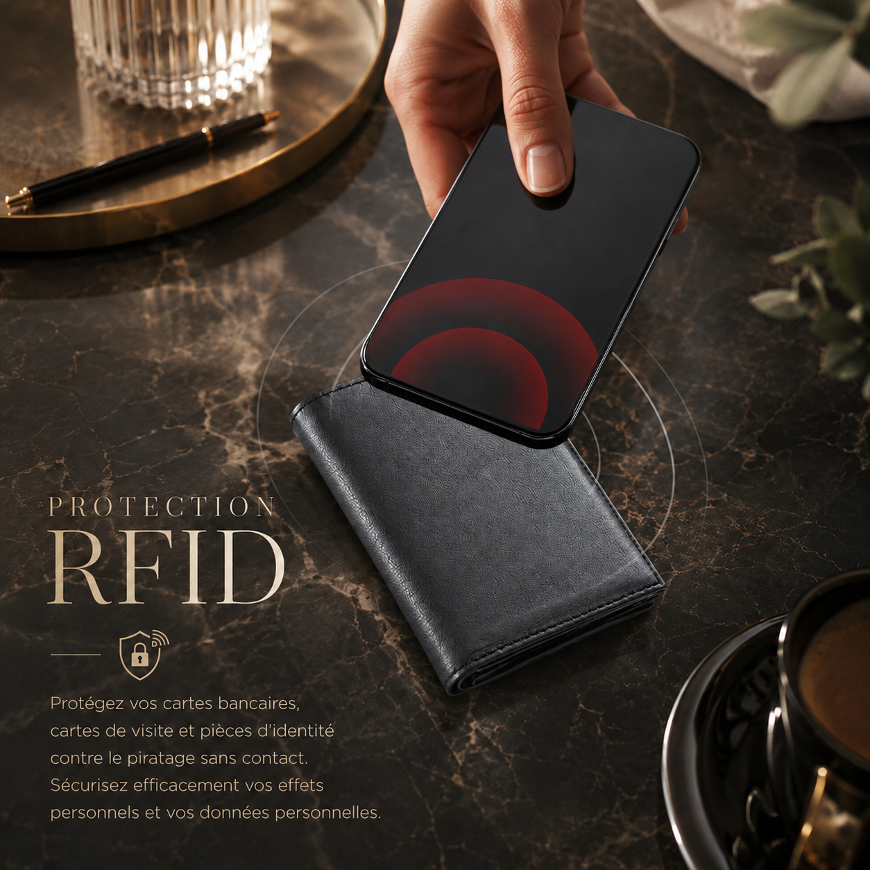 Valtory | Portefeuille Pop-Up Compact
